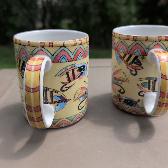 2 Vintage 1996 SPLASH by Siddhia Hutchinson Coffee Mug  Fishing Lure - Picture 3 of 4